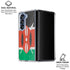 Kenya Flag Distressed Galaxy Z Fold6 Clear Case